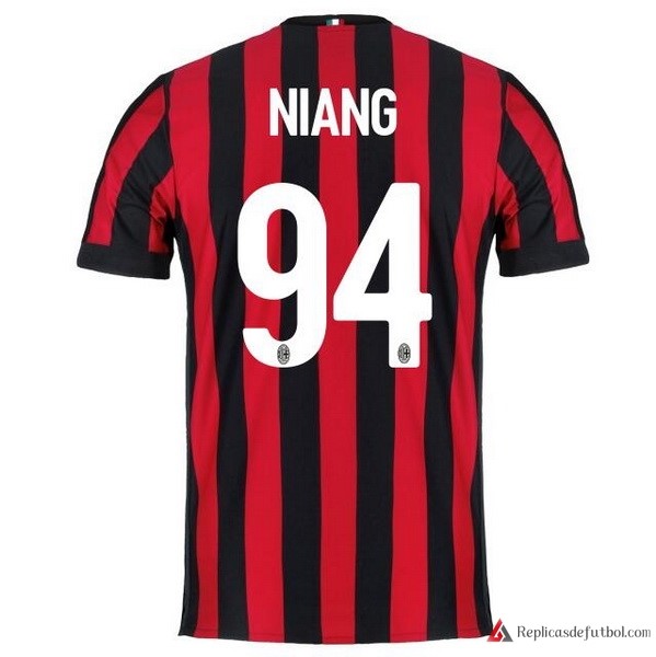Camiseta Milan Primera equipación Niang 2017-2018